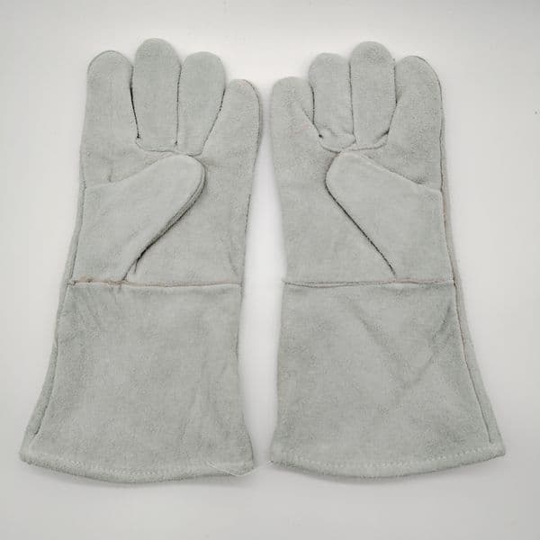 Long-Length Cowhide Welding Gloves for Industrial Protection Customizable Work Gloves