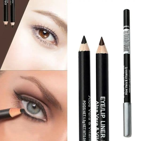 Fashion Professional Makeup Black Brown Eyeliner Eyebrow Pencil Waterproof Lasting Beauty Tool Accessories 260104