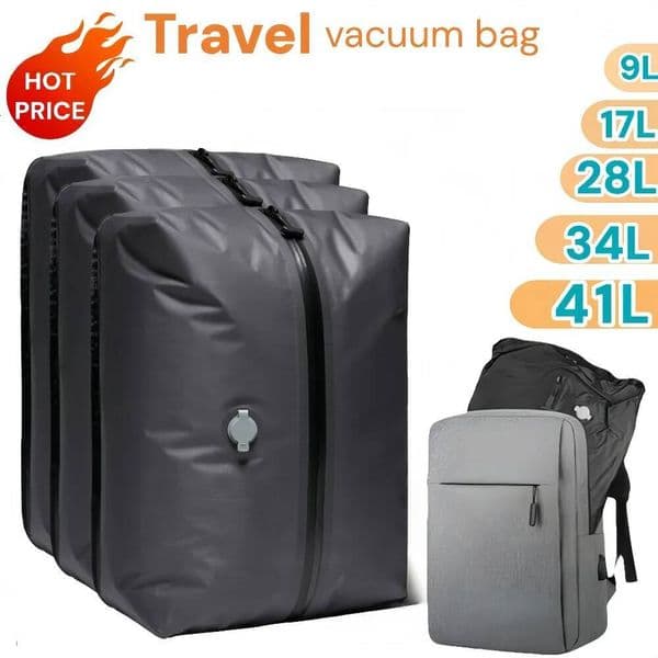 Bestseller Lightweight Outdoor Vacuum Compression Camping Travel - Space-Saver Organizer for Hiking Trips Clothing Storage Bags ddmytues