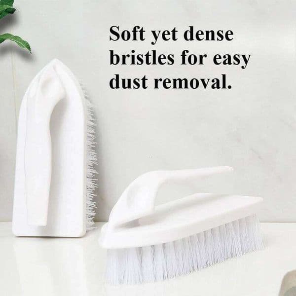 Laundry with Handle- Strong Cleaning, Soft Bristles for Collars and Shoes, Plastic Household Clothes Brush 26Y0112