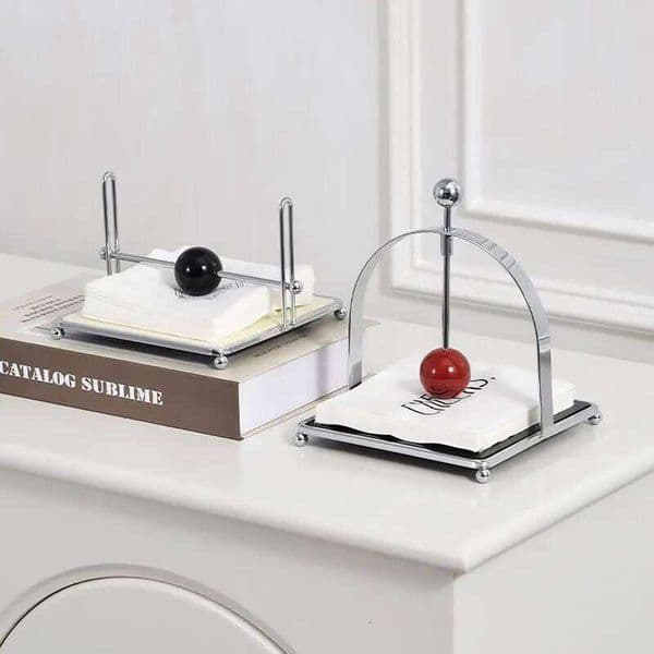 Towel Holder Kitchen tissue box Home Restaurant Party Decor Stainless Steel Tissue Napkin Paper Serviette Dispenser Table 26W0113