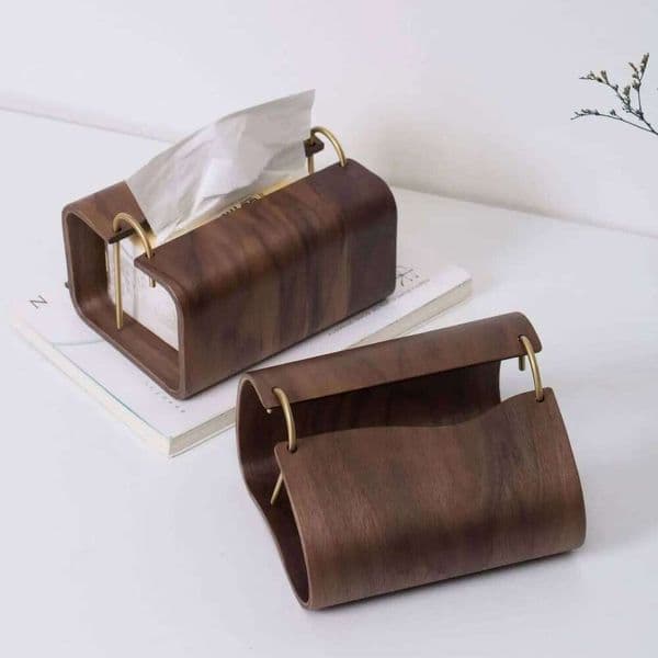 Nordic Wooden Box Retro Tissue Living Room Napkin Household Desktop Paper Towel Holder Home Decoration 26W0113