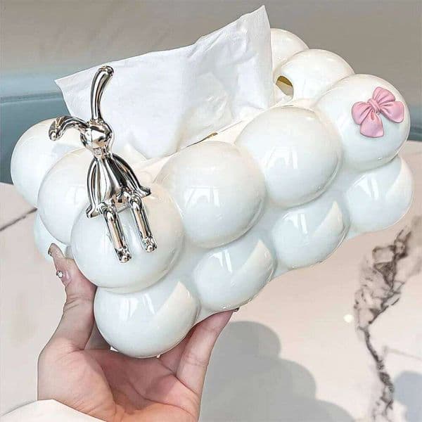 INS Cotton Candy Removable Korean Style Cute Tissue Box Desktop Decorative Supplies for Home Napkin Holder 26Y0113