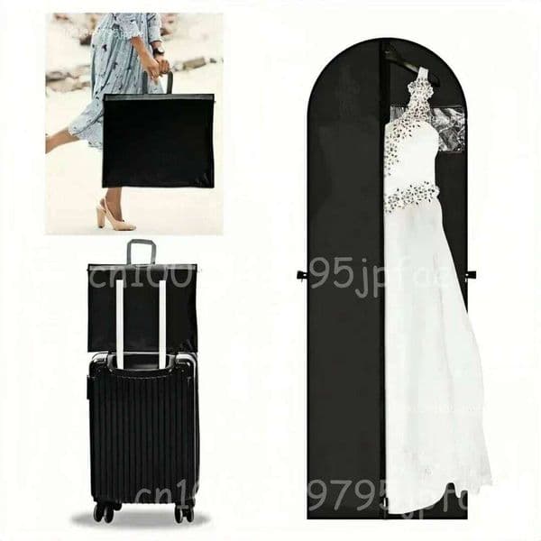 60x180cm Wedding Garment Bags for Dress Jacket Coat Dustproof Protector Clothes Dust Cover Travel Bag 26Y0113