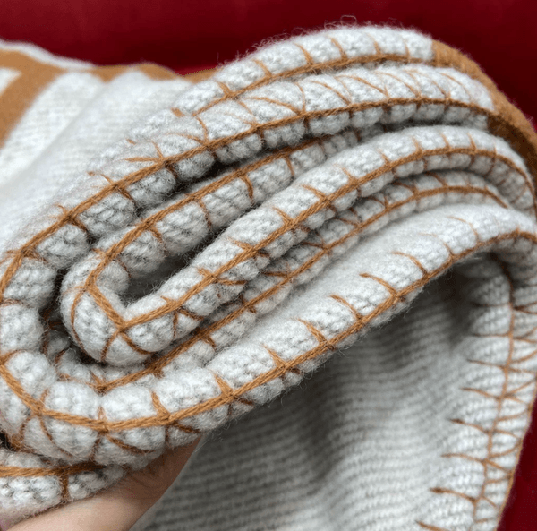 Thick Home SofaCamel H Blankets Cushion Blanket TOP Selling Big Size Wool Gig Size Designer