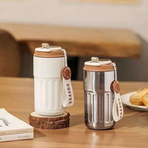 Stainless Steel High Aesthetic Insulated Display Temperature Coffee Intelligent Car Mounted Water Cup Gift Drinking Tool 26L0113