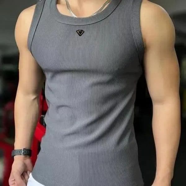 Designer vest T shirt Tees Men's Tank Top T shirt Summer Slims Fit Sports Sweat-absorbing Black Underwear Bottom Top Fashion Men's Sports and Fitness Clothing
