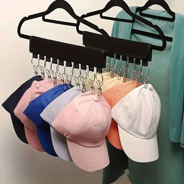 Storage Coat Rack, Hat Wardrobe Organizer, Household Sock Hanger, Multi-Clip Gadget, Drying Rack 26Y0113