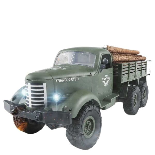 JJRC Q60 Q75 6 RC Car Simulation THAAD Six Wheel Military Truck Model Off-Road Clim Childrens RC Car Toys Christmas Gift Y250304