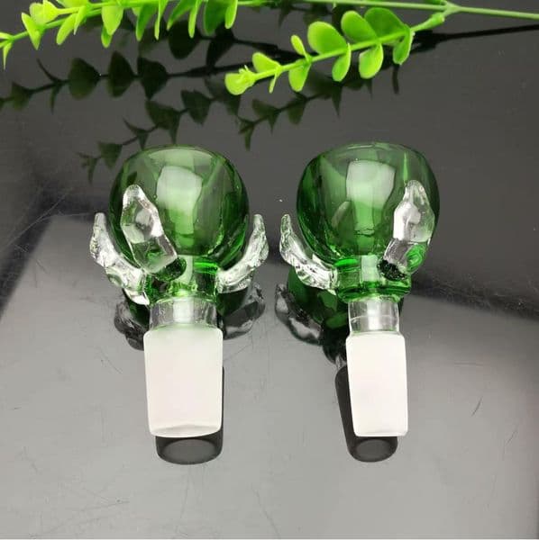 Glass Pipes Smoking Hand-blown Beautifully Handcrafted Smoking Pipe Colored Dragon Claw Glass Bubble Head