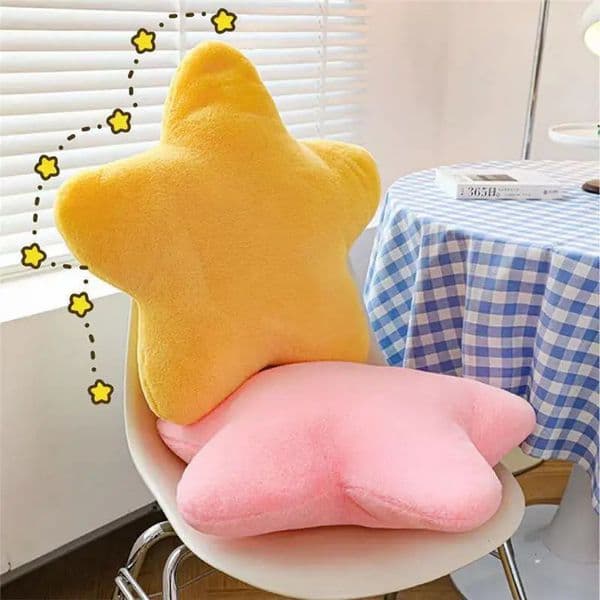 30CM Star Shaped Pillow Decorative Throw Pillow Soft Plush Toy Dormitory Sleep Sofa Chair Cushion Child Birthday Gift for Kids260109BJ