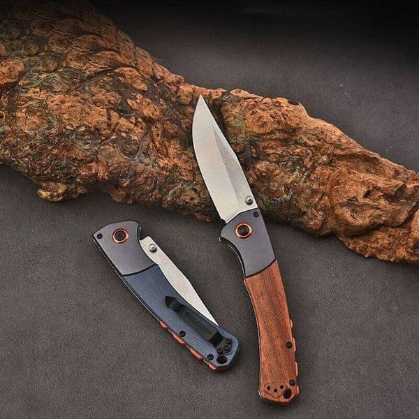 Portable EDC Outdoor Camping Fishing Utility Folding Wilderness Adventure Hunting Tactical Knife Stable Woodo / G10 Handle High-Quality