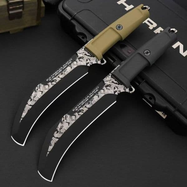 ER Fixed Blade Knife N690 3D Coating Blade Full Tang FORPRENE Handle Outdoor Survival Tactical Knives knife With Kydex