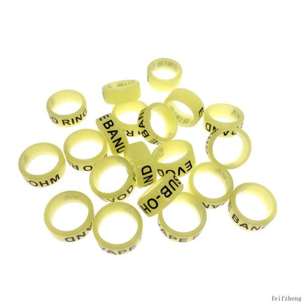 22mm Silicon Band Luminous Noctilucent Glow in the Dark Rings Silicone Beauty Ring Non Slip Rubber Decoration For Pods Kit Mechanical Mod Atomizer RDA Tank