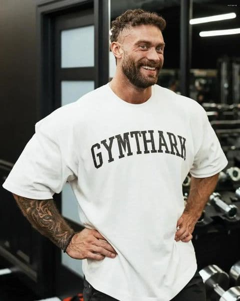 Men's T Shirts 2026 CBUM 6PEAT Shirt Oversized Black Cotton Printing T-Shirt DTG Print Men US Size Bodybuilding Gym Streetwear Top