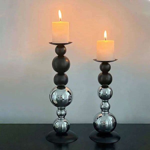 Valentine's Day Metal Candle Holder Antique Wedding Bar Hotel Retro Atmosphere Candlestick Church Prayer Candlelight Desktop Home De 26Y0114