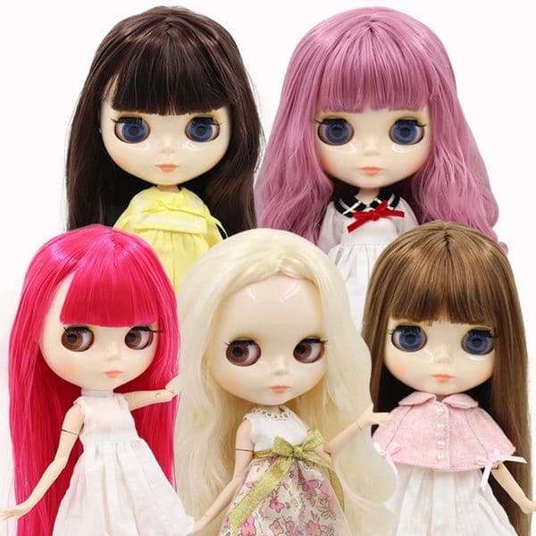 ICY DBS Blyth Doll toy joint body white skin shiny face with clothes and shoes 30cm 1/6 toy girl gift260109BJ