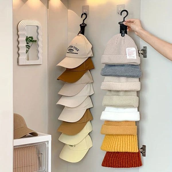 715cm hat storagecan hold 8 baseball capssuitable for home and closet storageperfect tool hanging hats in wardrobes 260113