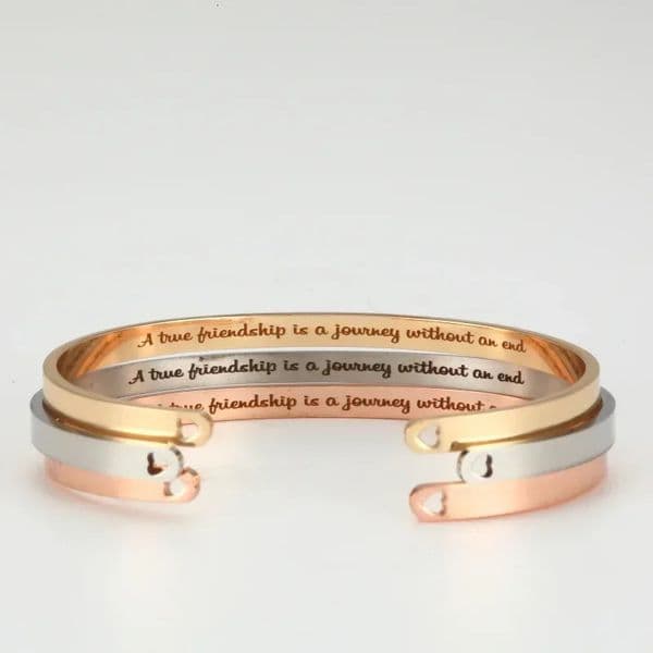 Customized Coordinate Engraved Name Text Heart Hole Cuff Bangle Personalized Bar Necklace Stainless Steel Bracelet Men Women Gif 260109