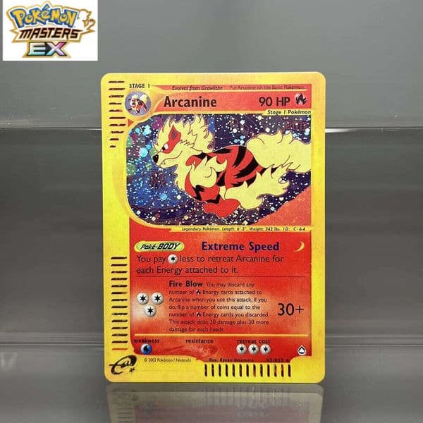 PTCG Arcanine Electrode Single Foil Beedrill Articuno Game Collection PKM Aquapolis Series Proxy Cards L260114