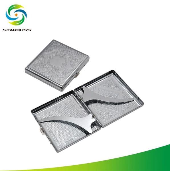 Smoking Pipes Cigarette case for small wholesale of tin metal cigarette boxes