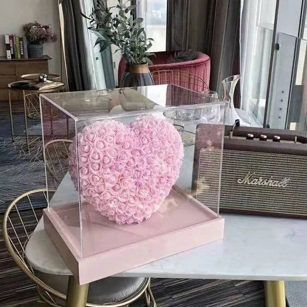 25cm Heart Roses Flowers Home Festival DIY Wedding Decoration Gifts Valentine's Romantic Artificial Rose designer luxury Valentine's Day