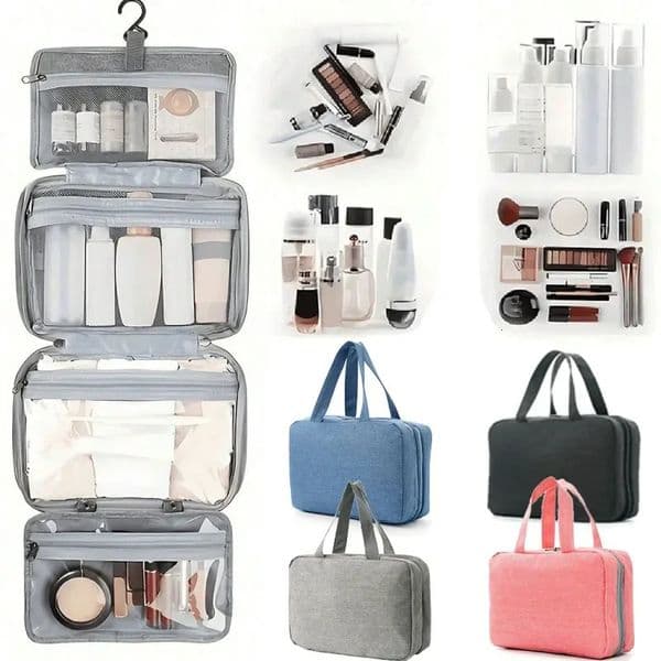 Womens travel toiletries for menPortable hanging storage bag cosmetic suitable accessories essentials 260113