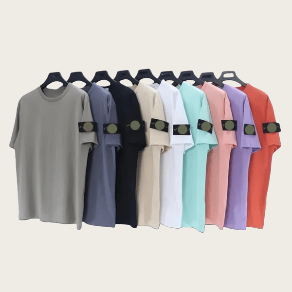 Stoneytshirt Mens T Shirt tshirt Designer shirt Badge Breathable Comfortable Streetwear Men Tops Stoney Tee Shorts shirt Men's Designer Shorts Luxury Embroidery
