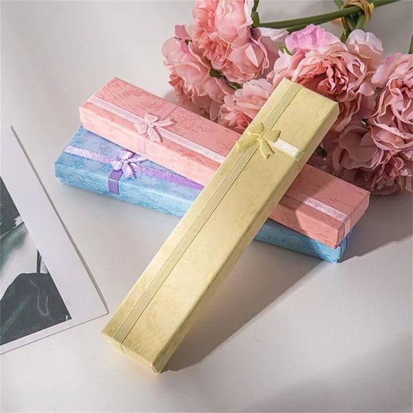 Paper Necklaces Packaging Box Rings Jewelry Storage Organizer Display Holder Case Wedding Accessories Supplies Gifts Wholesale 260113