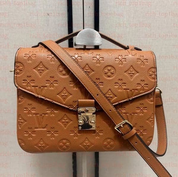 Designer bag luxury bag 2026 tote bag shoulder bag shopping bag METIS Purse saddle with strap Embossed Flower Handbag message bags black