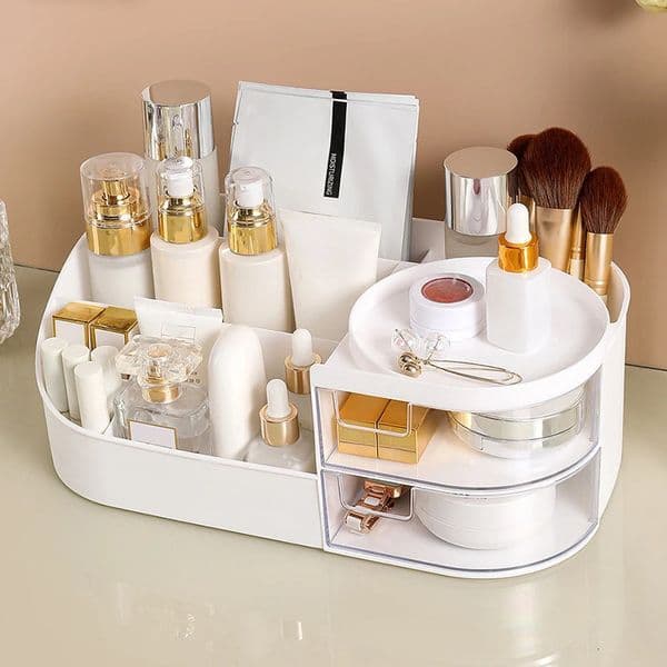 Table Makeup Storage Box Cosmetic Organizer Jewelry Nail Polish Dormitory Container Desktop Sundries 260113BJ