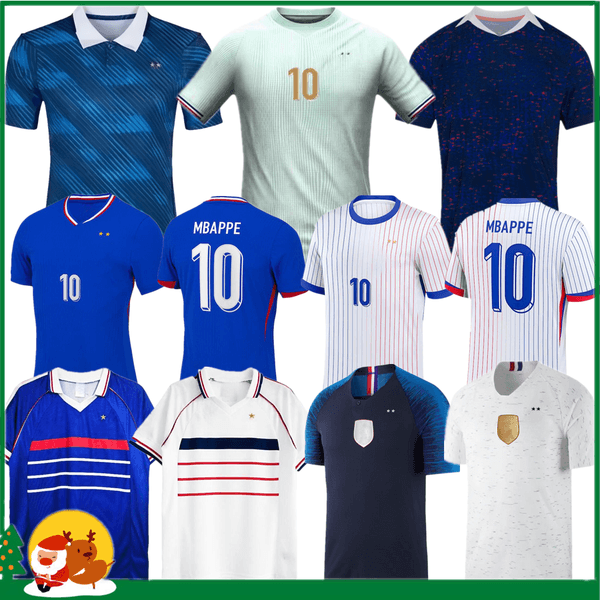 French club Full Sets 2025 2026 MBAPPE soccer jerseys 25 26 GIROUD GRIEZMANN KANTE O.Dembele Maillot de foot equipe Maillots 1998 2014 Men kids kit women