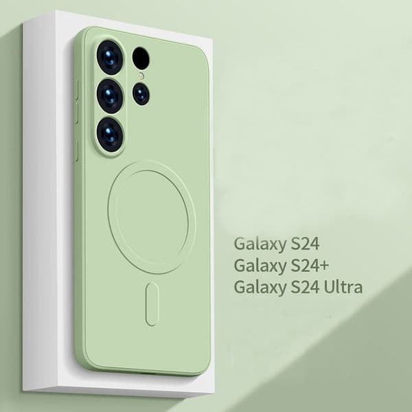 2026 New Liquid Silicone Magnetic outdoor Phone For Samsung Galaxy S21 S22 S23 S24 Plus FE S25 Ultra Edge A05s A15 A35 A55 Matte Magsafe Protective Case Mobile