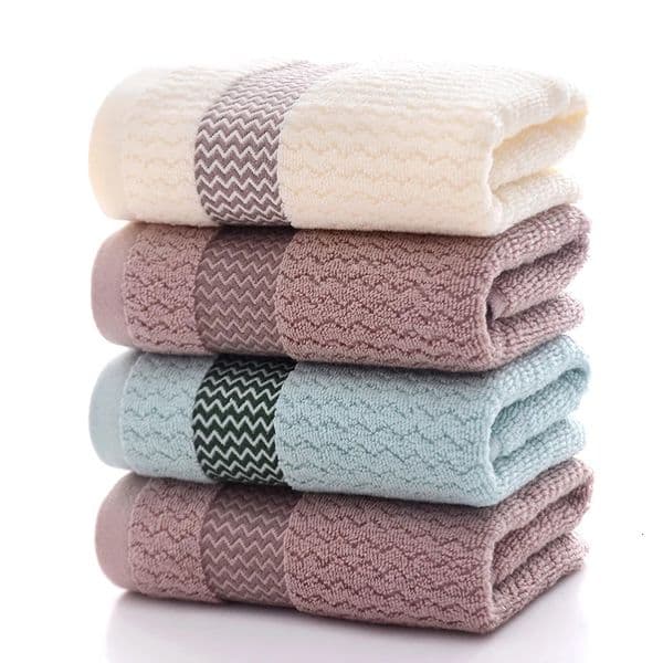2 Towels Thickened Absorbent Towel Pure Cotton Quick Absorbent Soft Quick Dry Thickened Face TowelSizeSee below for Size Descr 260114
