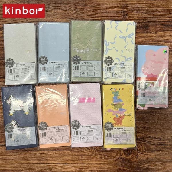 Kinbor 2026 Pocket Weekly Planner Monthly Yearly Plan Notebook A5 A6 Soft Cover Life Recording Journal Note Book Time Management 260114BJ