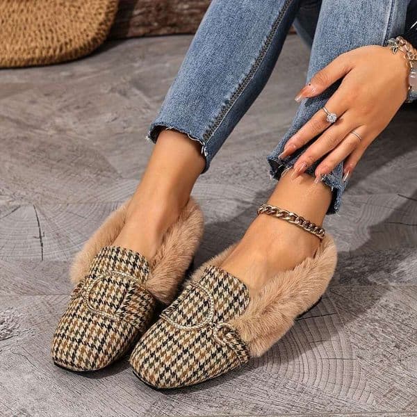 Women S Square Toe Flat Moccasins Women Shoes