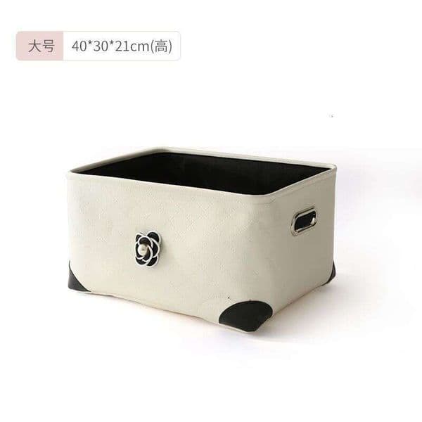 2026 Light Luxury Coffee Table Living Room Leather Drawer Desktop Box Ins Style Bedside Bedroom High-end Special Combination Storage 26Y0115