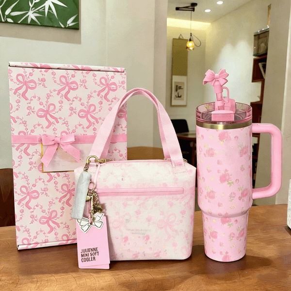 US Warehouse lunch bag cup tumbler 40oz Water Bottle Target Valentines Day Gift 2026 Heart Mugs Tumblers All Day Julienne Mini Cooler Bag Boxes W260209