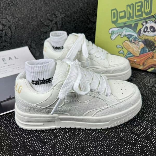 2026 Trendy Shoes Men's Low-Top Casual Sneakers - Textured Panel Design & Adjustable Lace Closure, Cushioned Platform Sole Footwear for Daily Wear
