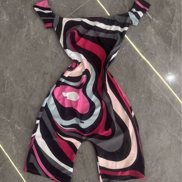Puccie Swimsuit Designer Rainbow Bikinis Swimwear Scarf Headband Brand Women Swim Cover Skirt Sarong Cup Up Puccitop Swimsuit Summer Beach Vacation Slim Outfit 37E