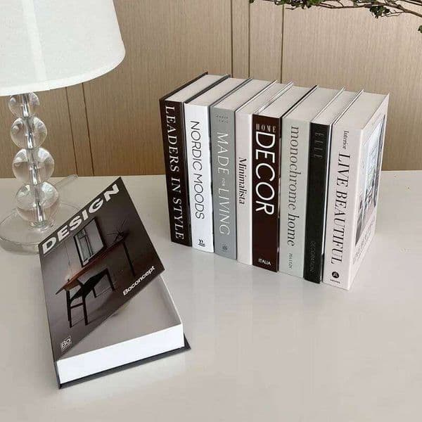 Fashion Art Openable Fake Decoration Storage Box New Hotle Decorative Book for Living Room Simulation Books Home Decor 26L0106
