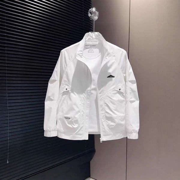 Jackets Outerwear CoatsOuterwear Spring And Autumn Stand Collar Trendy Personality Jacket Fashion Casual Coat Daily Commute Men's Clothing