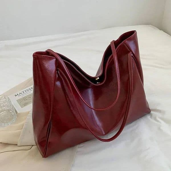 Bestseller Women Tote Fashion Underarm Pouch Large Capacity Soft Pu Leather Shoulder Retro Crossbody Bag Casual Portable BucketBags ddmybear