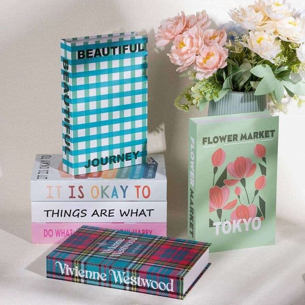 Luxury Living Room Fake Books Decoration Remote Control Storage Box Fashion Photography Magazine Decorations 26L0106