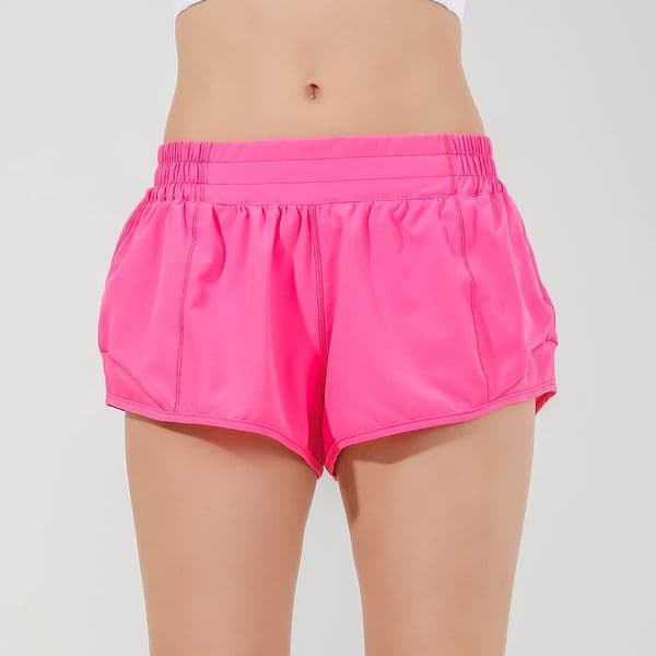 Yoga Shorts Women Hotty Hot Shorts Pocket Quick Dry Speed Up Gym Clothes Sport Outfit Breathable Fitness High Elastic Waist Leggings