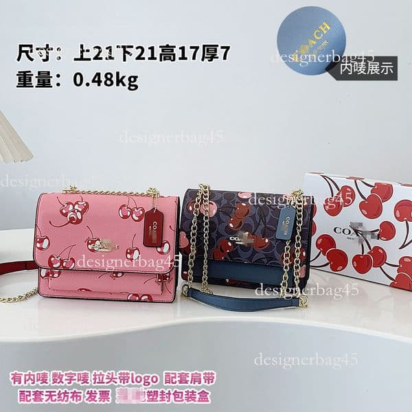 Cross Border New Retro Style Women S Chain Cherry Luxury bag designer bag Square Single Shoulder Crossbody Phone Small Bag Trendy Wholesale 3bc5