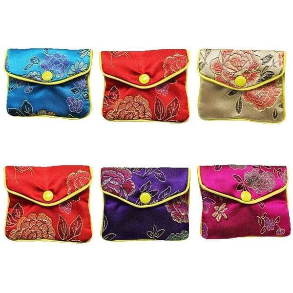 Wholesale Pouch Small Cloth Embroidered Brocade Box Cultural Play Jewelry Lucky Bag Bracelet Packaging
