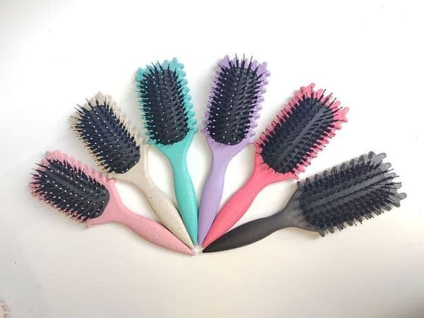 White Metal Curling Comb with Openwork Design for All Hair Types hot-sale products High quality
