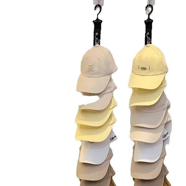 Storage Home Hanging Door Back Closet No-Drill Duckbill Hat Rack Wall-Mounted Organizer