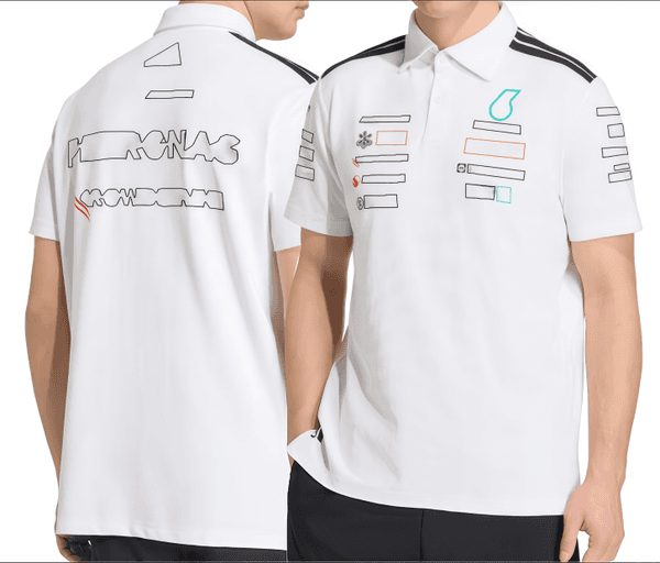 F12026 Racing Short-Sleeved Polo Shirt Stylish F1 Logo Shirt Customisation Available